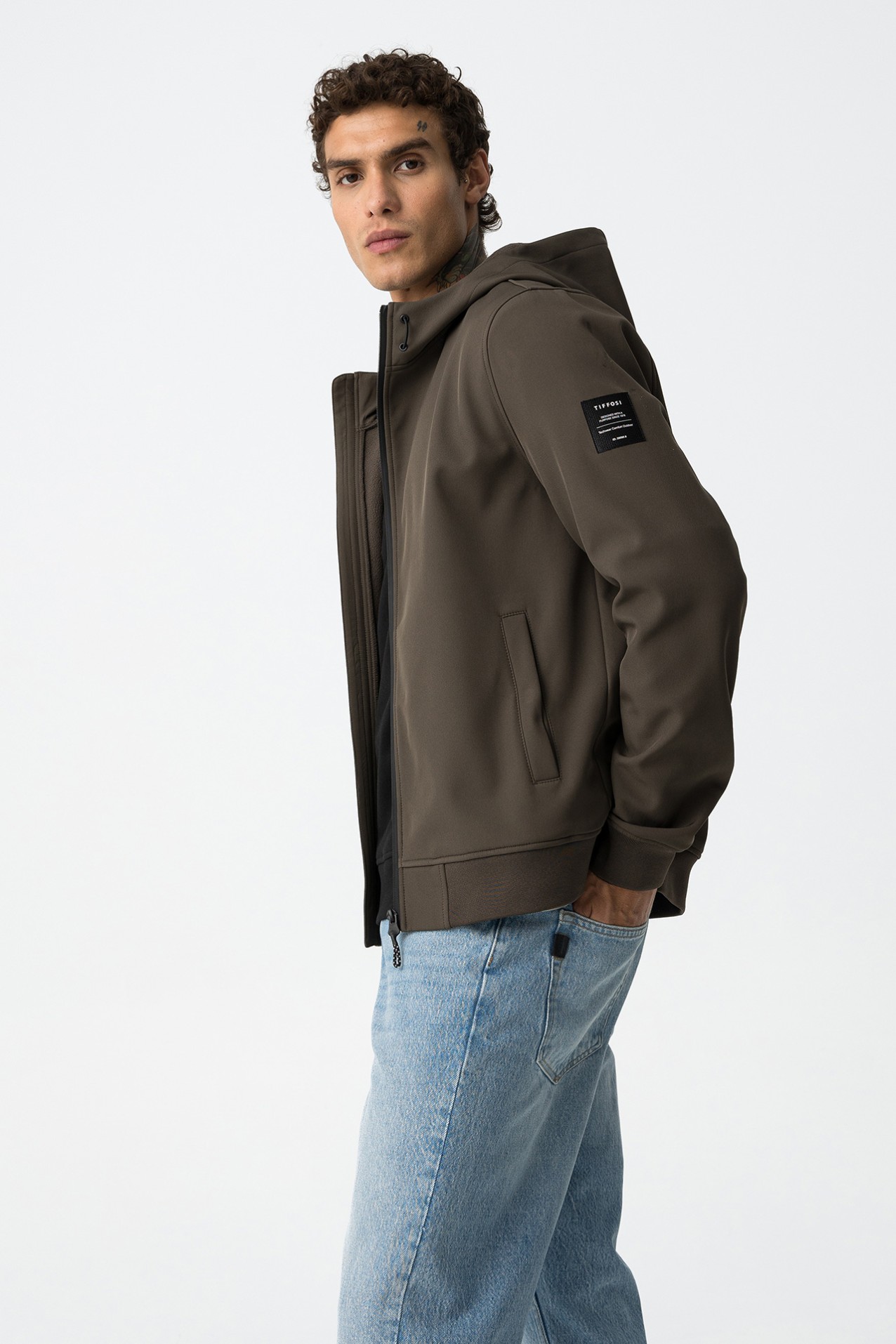 Casaco Regular com Patch