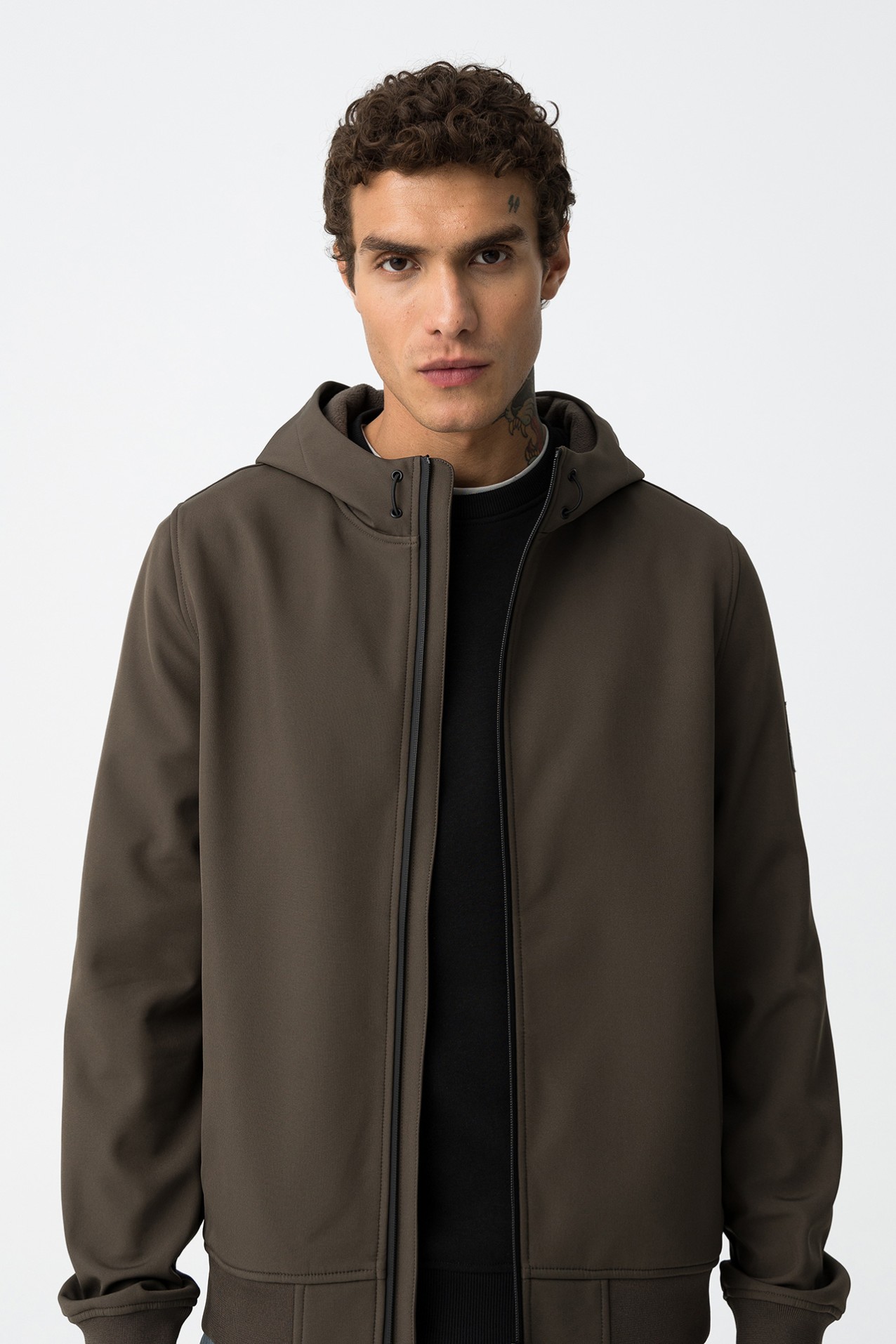 Casaco Regular com Patch