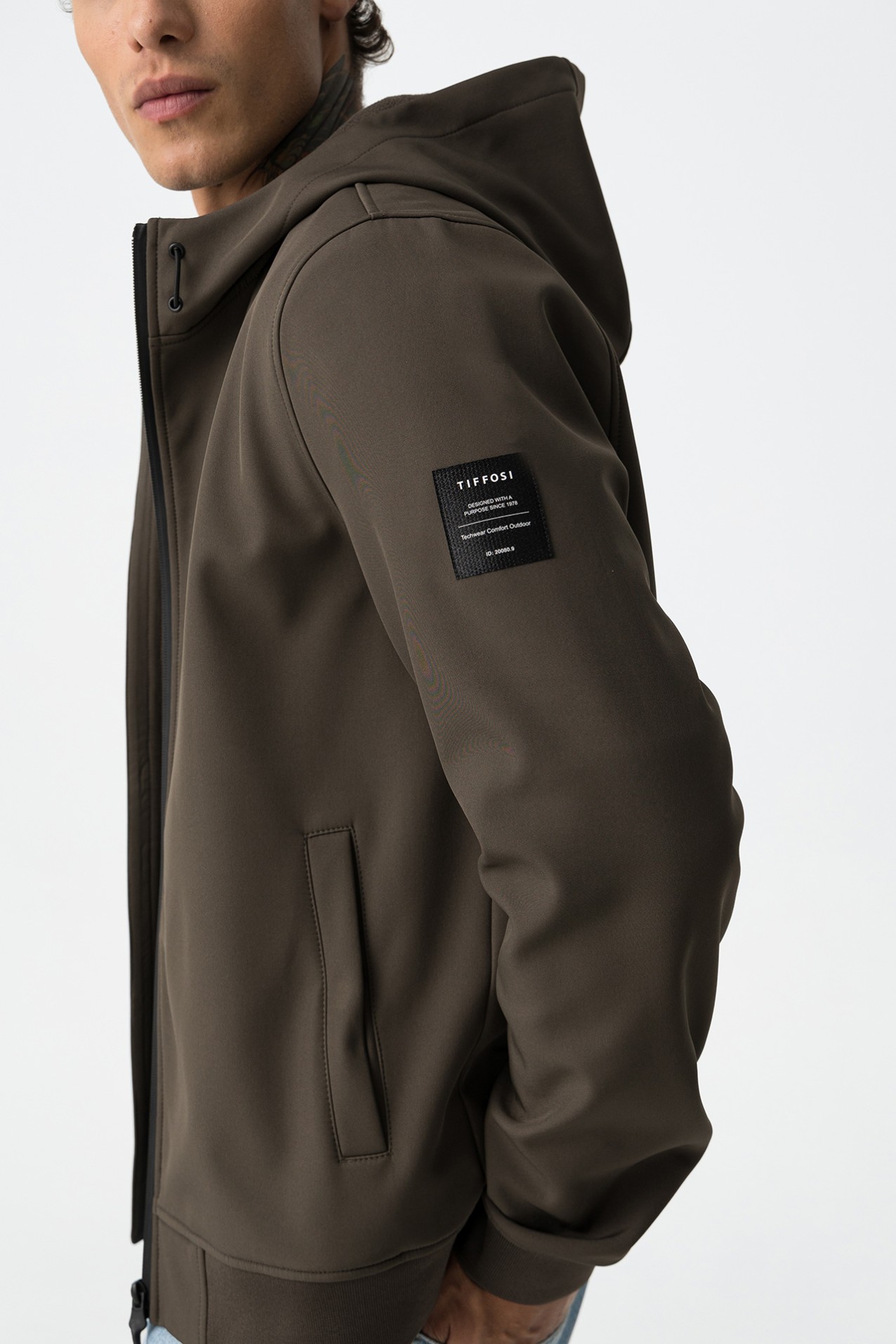 Casaco Regular com Patch