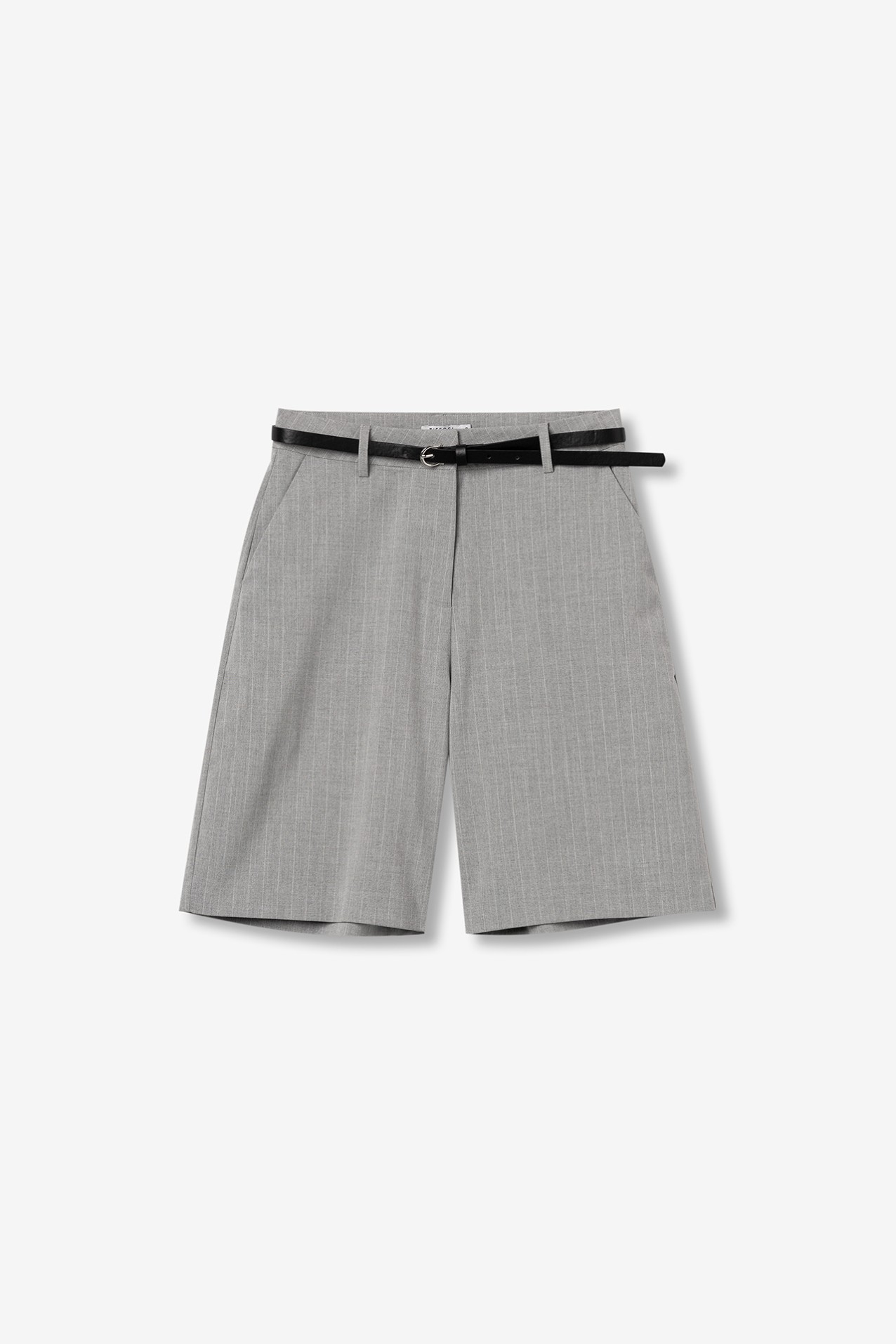 Mid-Length Shorts with Belt