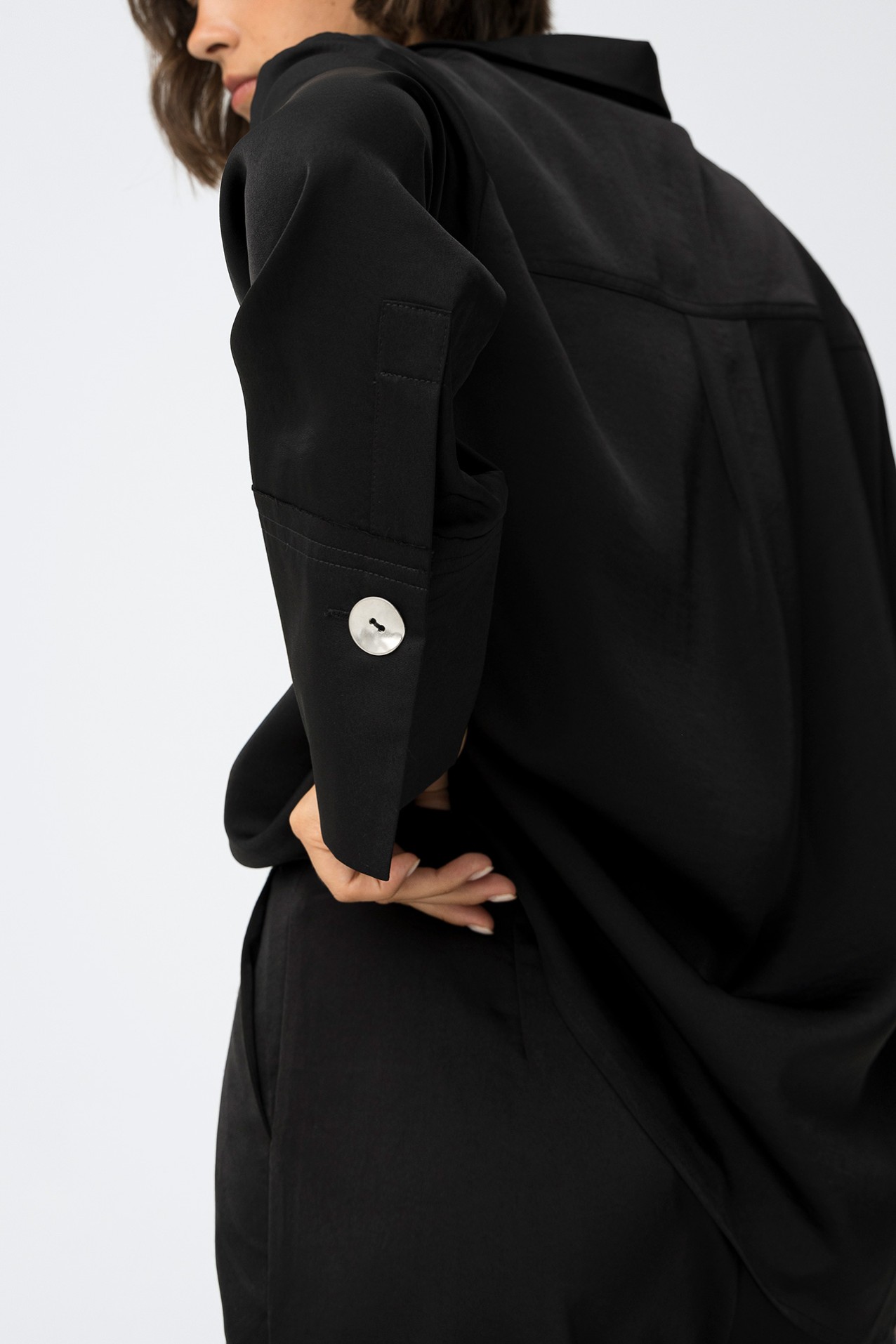 Satin Wide Leg Trousers