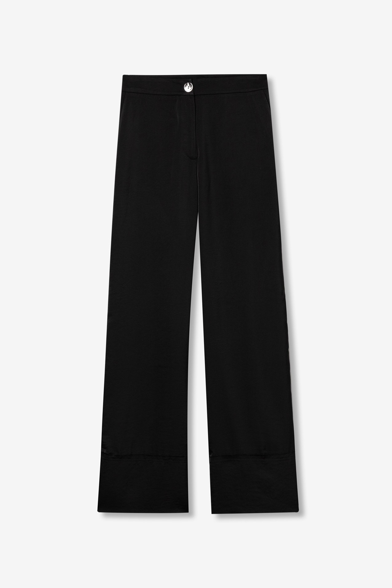 Satin Wide Leg Trousers