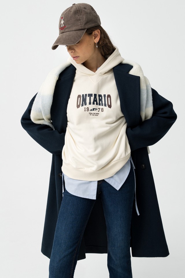 Printed Oversized Hoodie