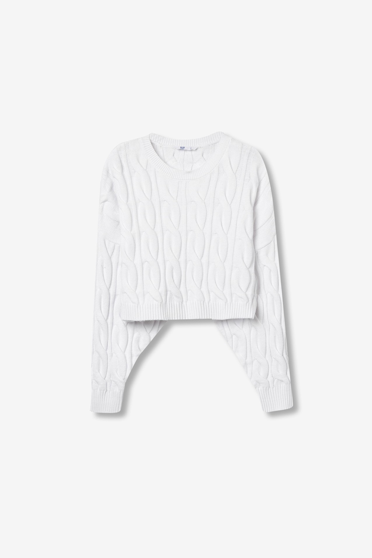 Jersey Cropped de Punto Trenzado