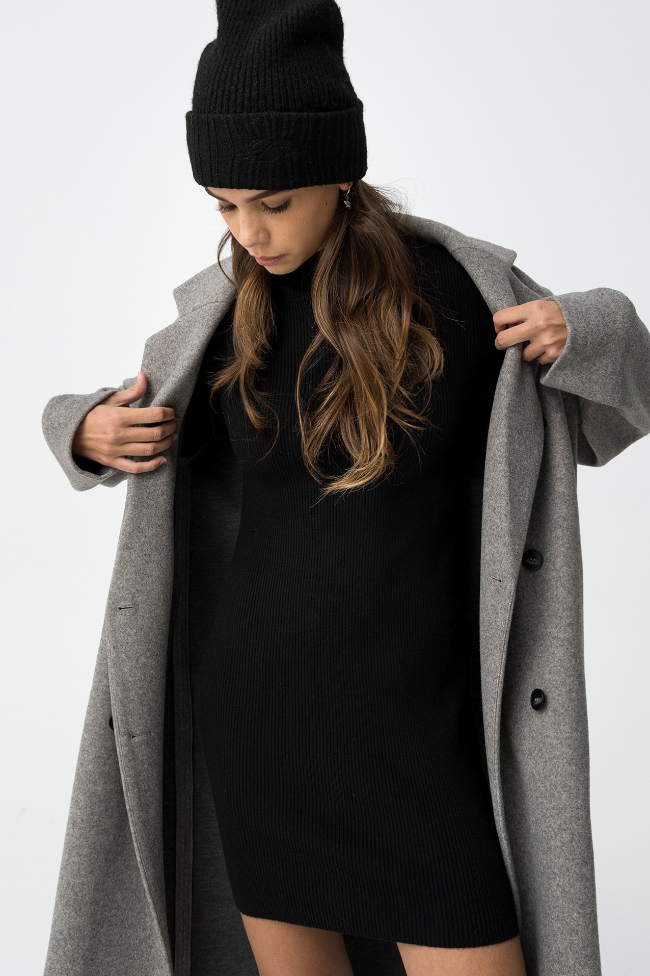 Vestido Canelado Super Slim Fit