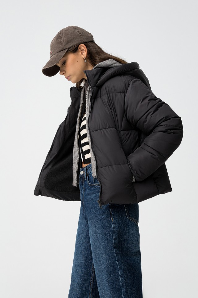 Quilted Jacket with Fleece Lining