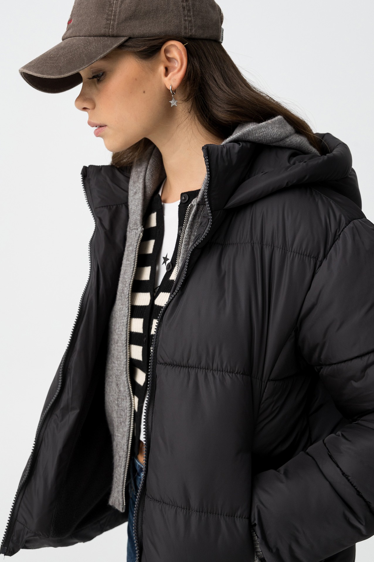 Quilted Jacket with Fleece Lining