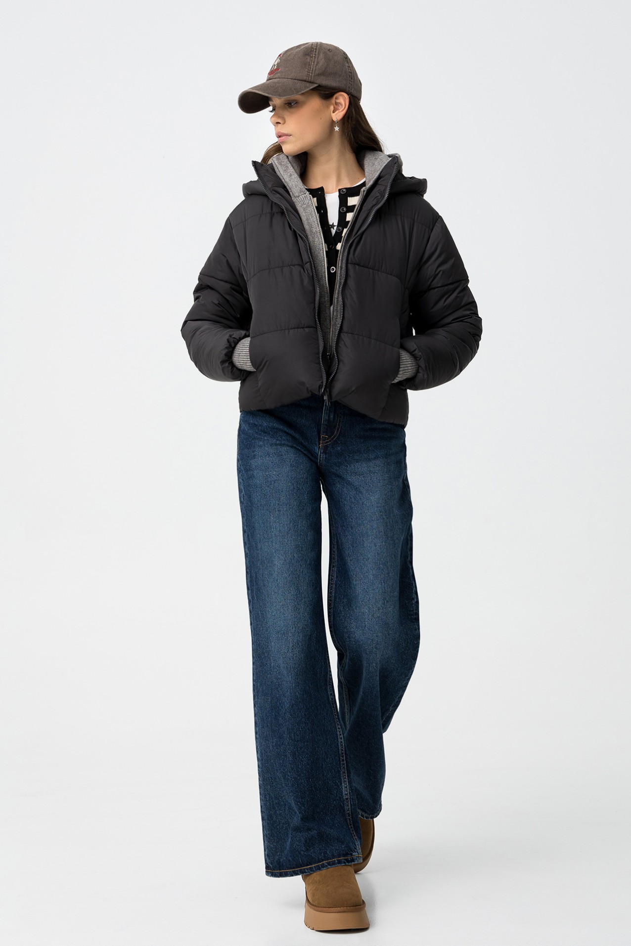 Quilted Jacket with Fleece Lining