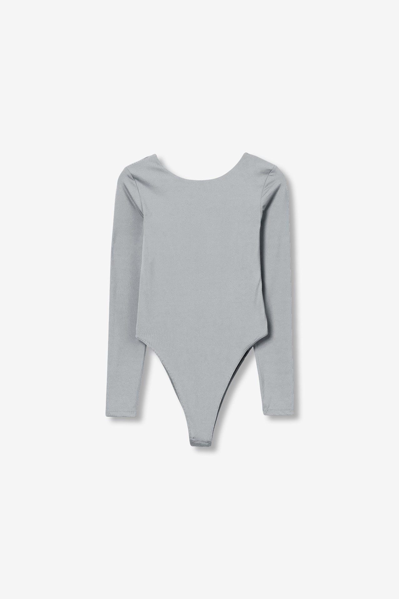 Camiseta gris manga larga