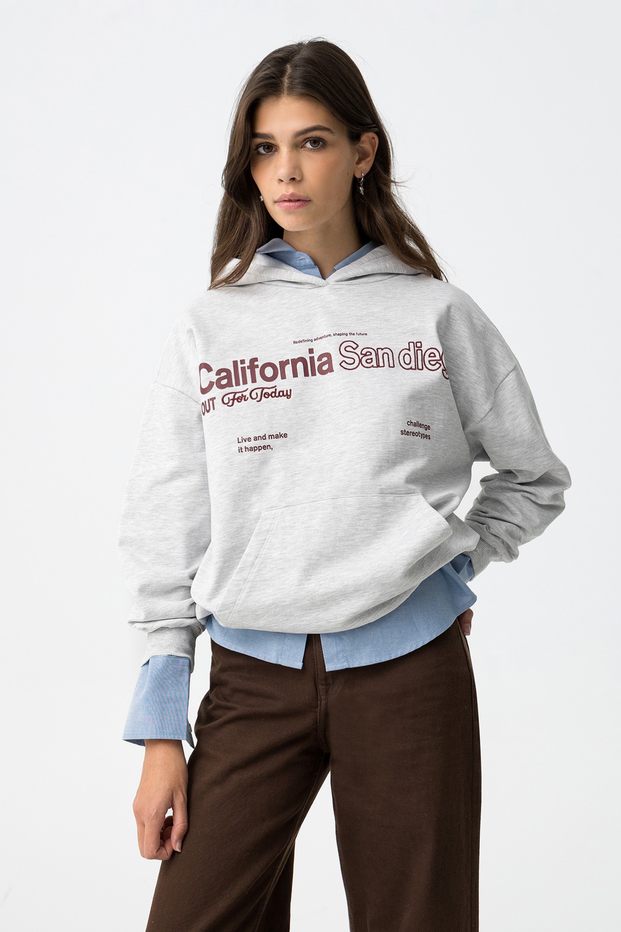 Oversized Grey Hoodie