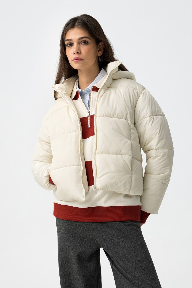 Quilted Jacket with Fleece Lining
