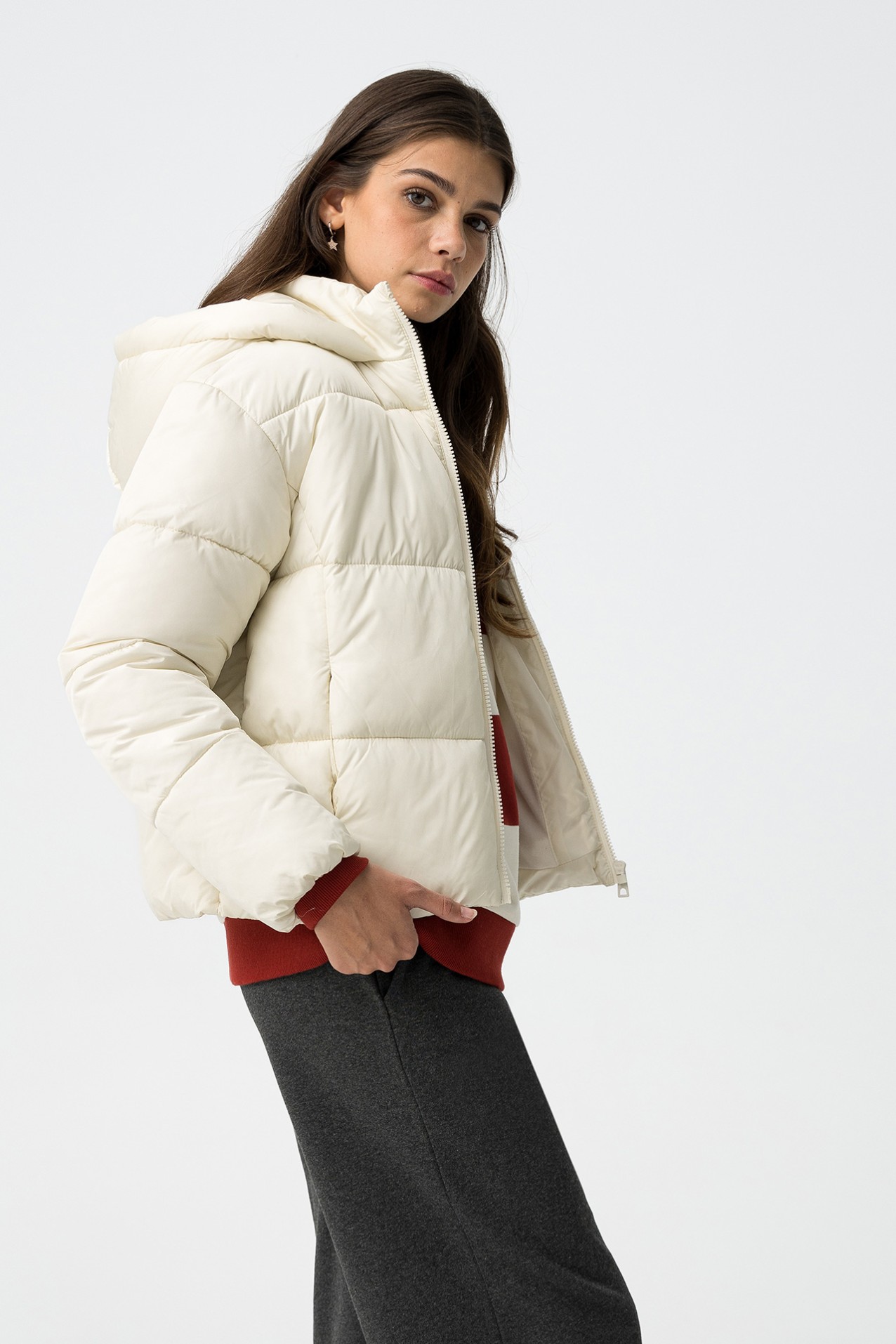 Quilted Jacket with Fleece Lining