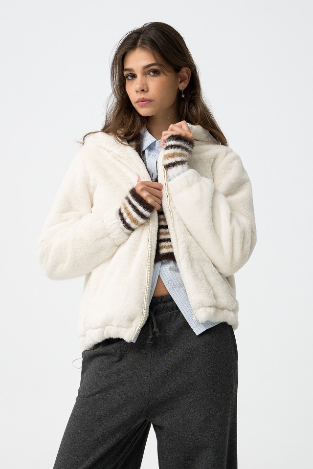 Regular Faux Fur Coat