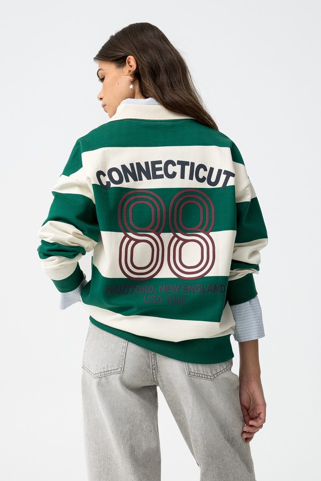 Sweatshirt Relaxed Verde