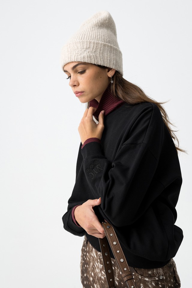 Sweatshirt Oversize Preto