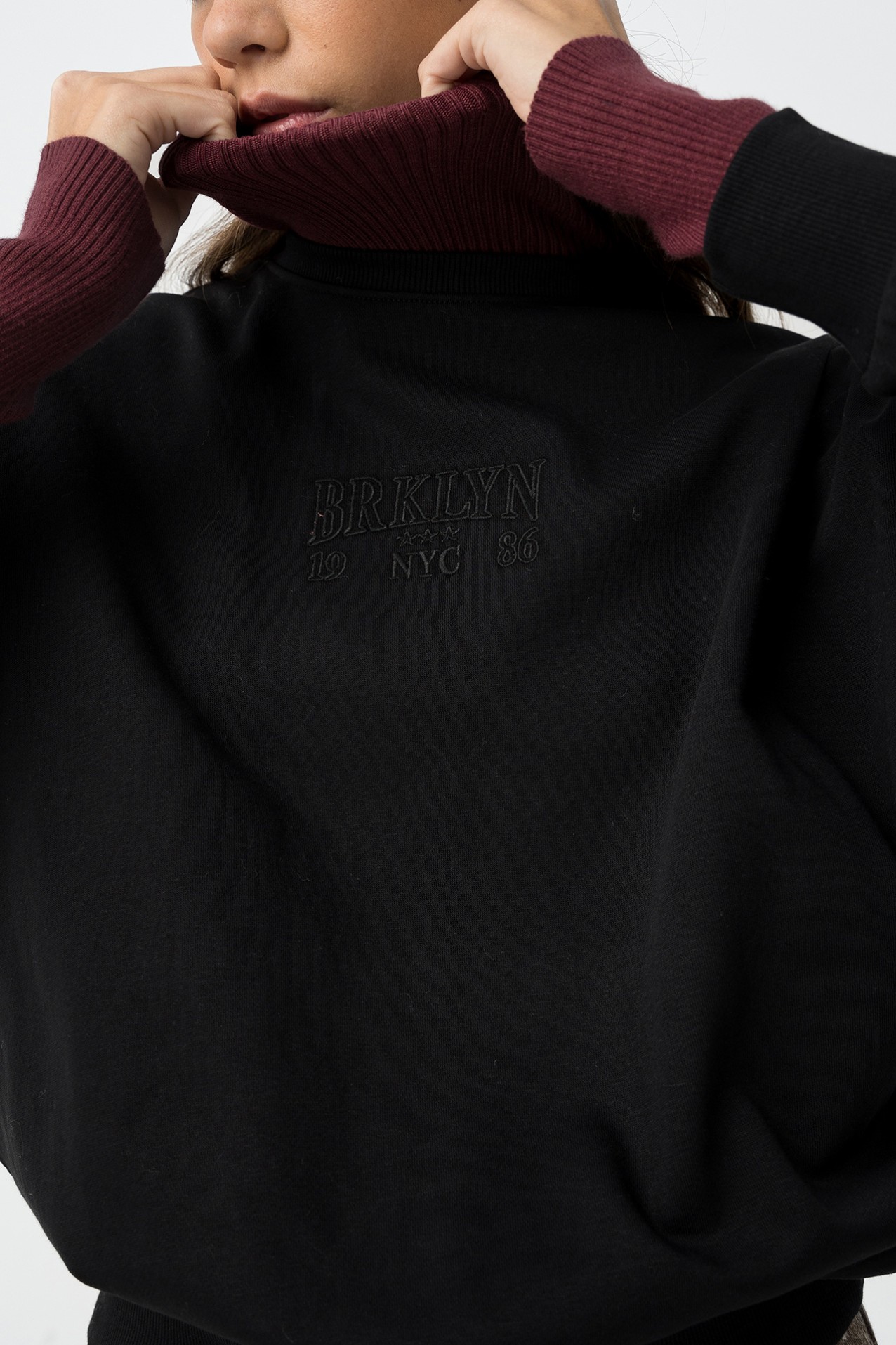 Black Oversize Sweatshirt