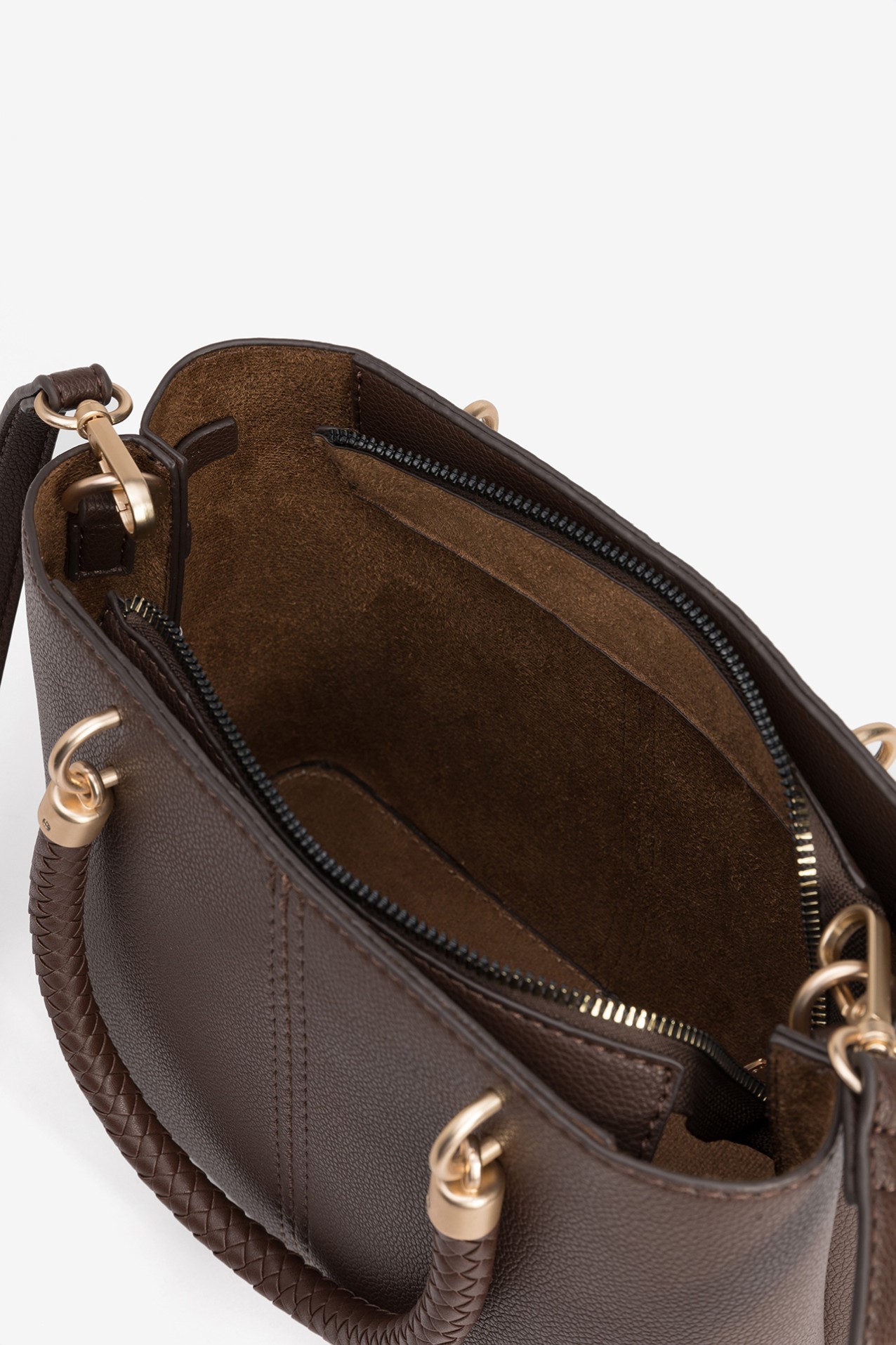 Bolso marrn oscuro elegante