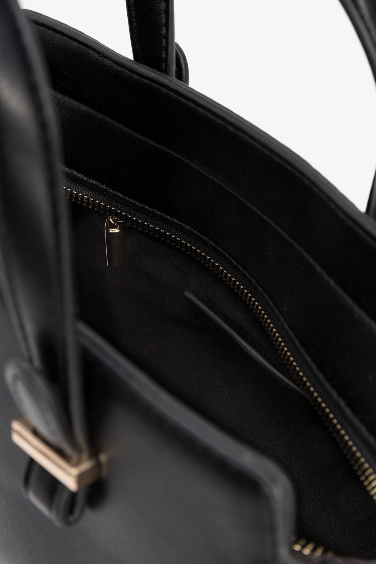 Sleek Black City Bag