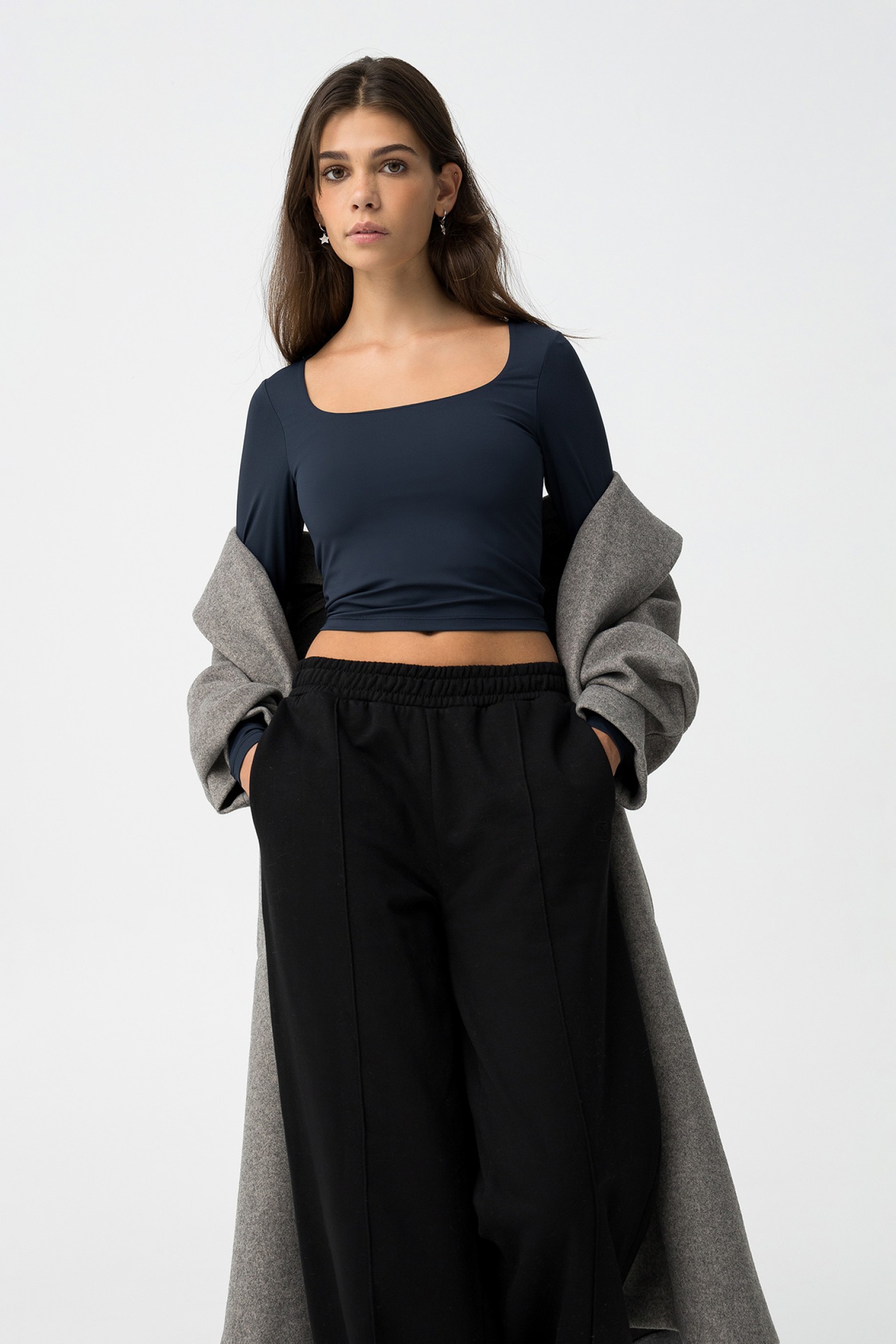 Navy Long Sleeve T-shirt