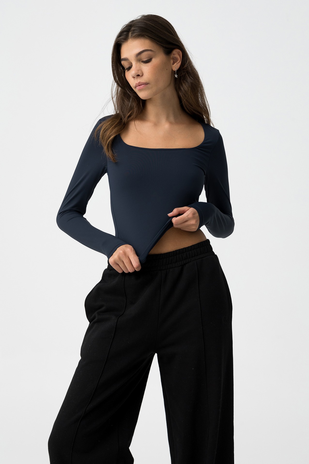 Navy Long Sleeve T-shirt