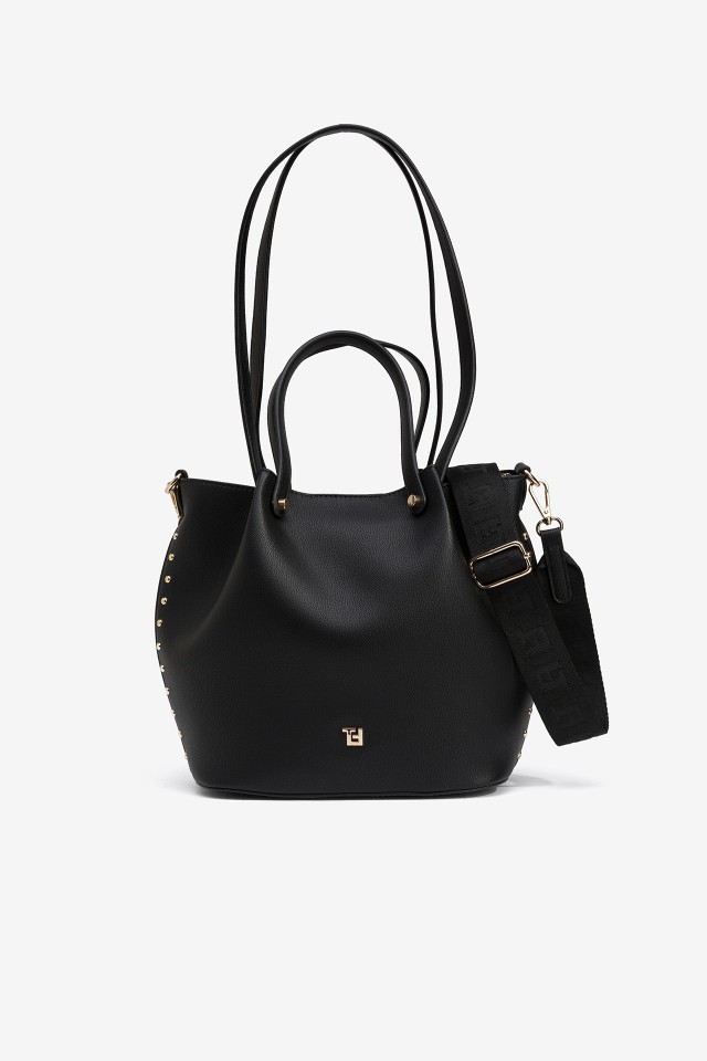 Bolso shopper negro elegante