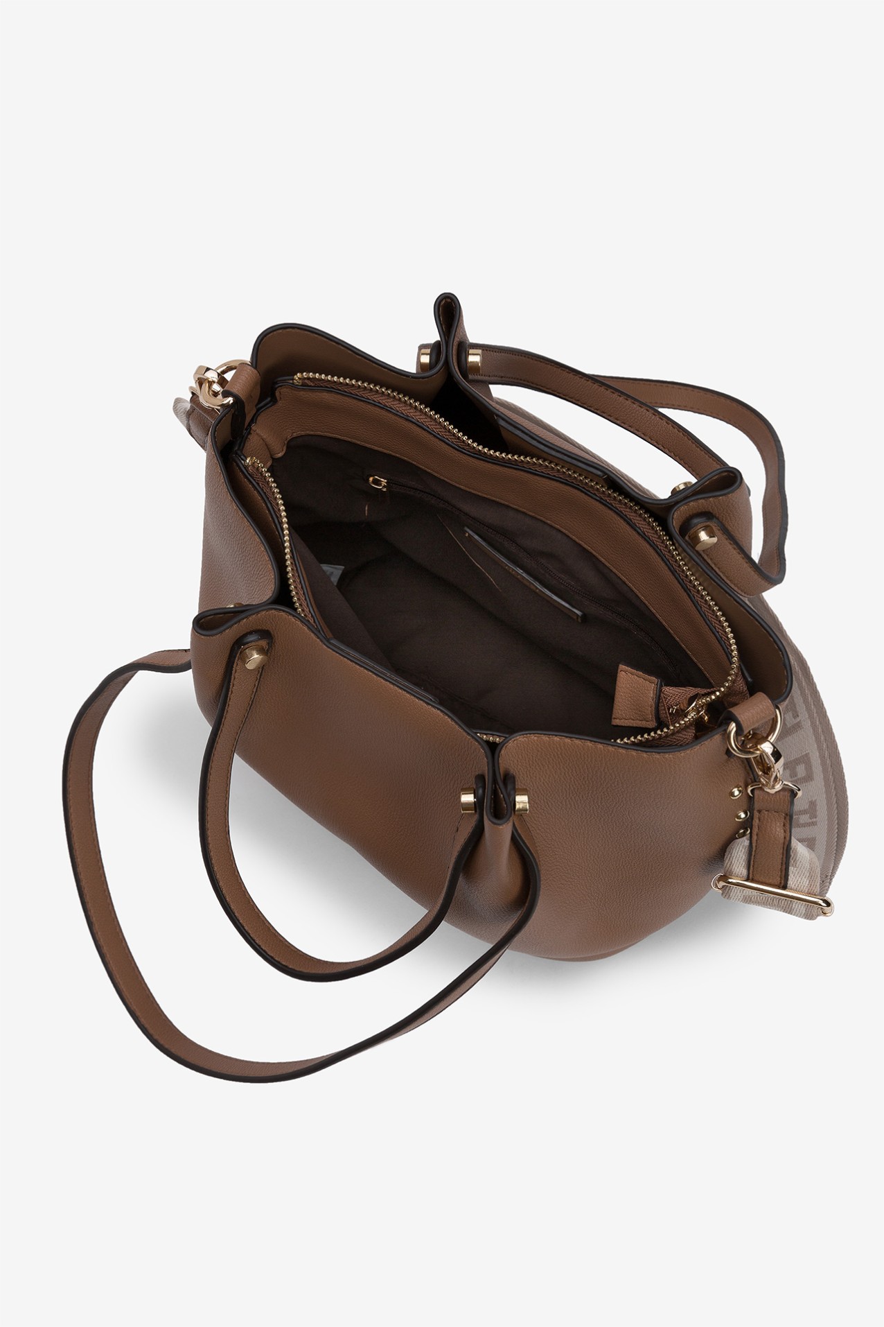 Textured Shopper Shoulder Bag