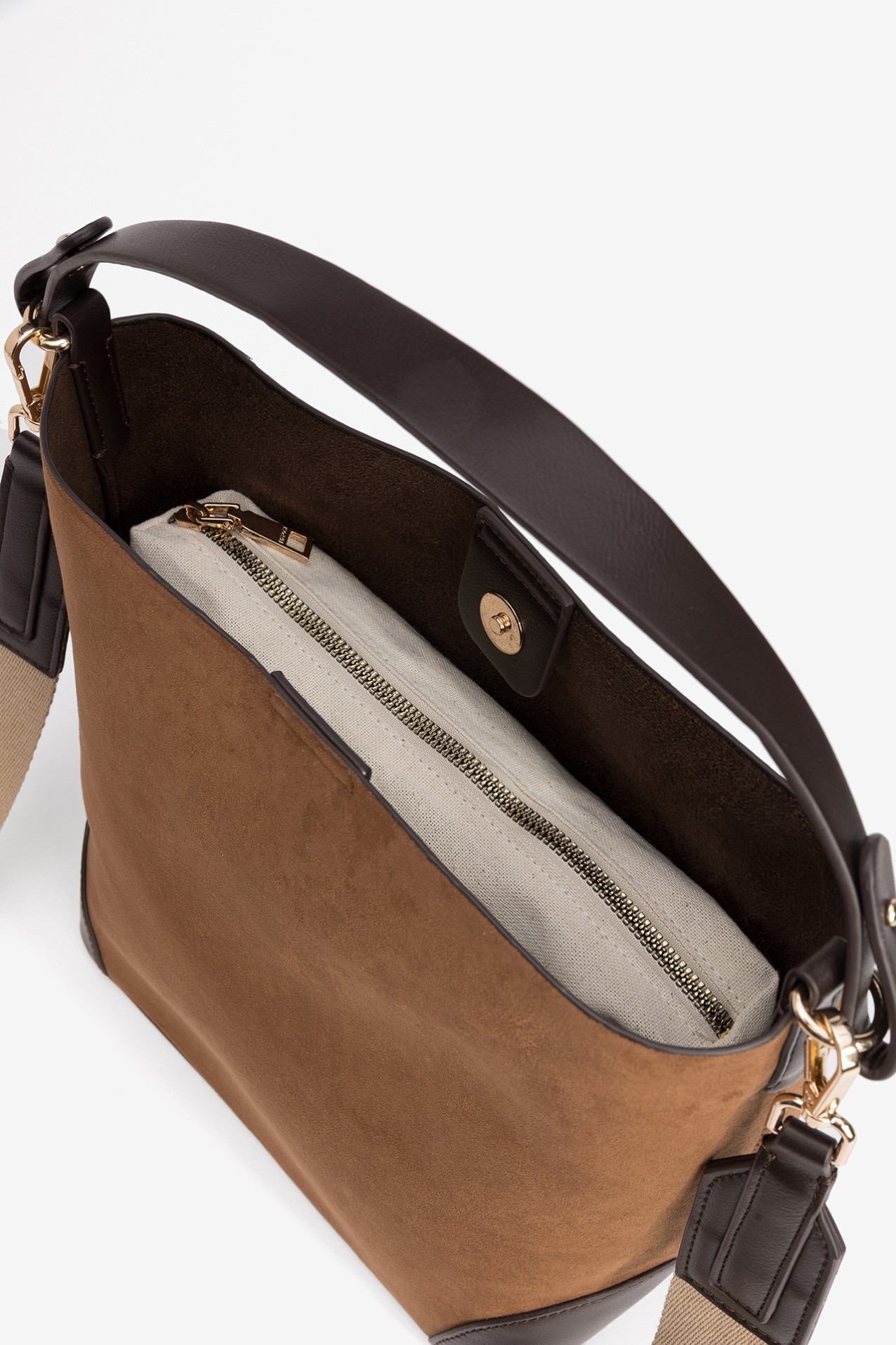 Brown Adjustable Strap Bag