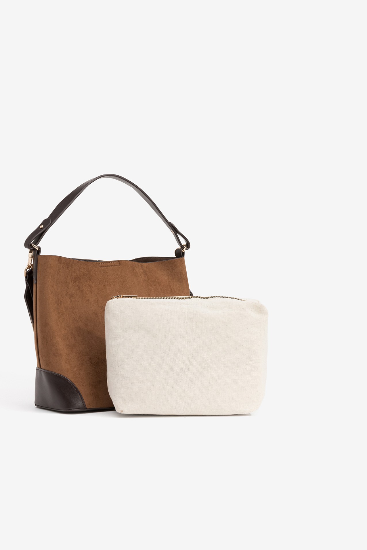 Brown Adjustable Strap Bag