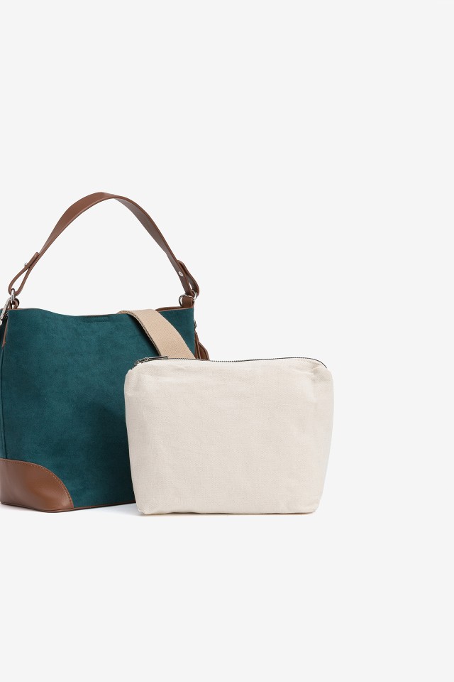 Bicolor Shoulder Bag