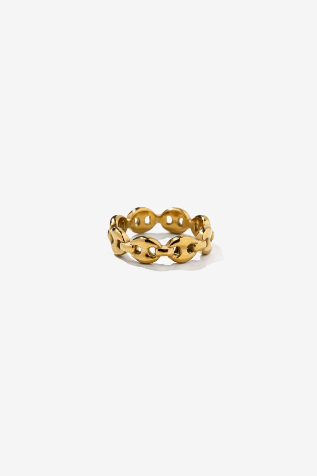 Gold Chain Ring