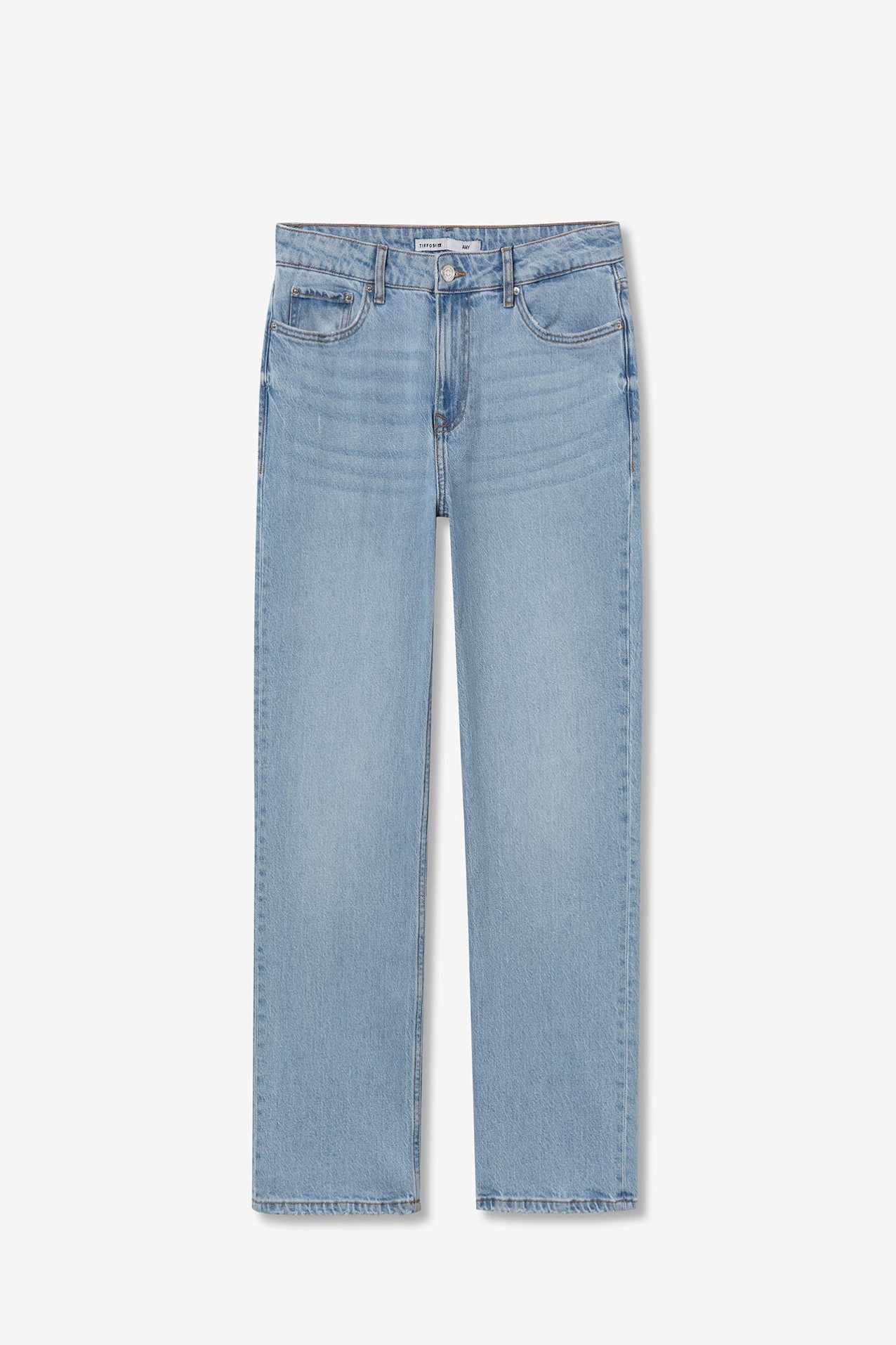 Vaqueros rectos cintura alta