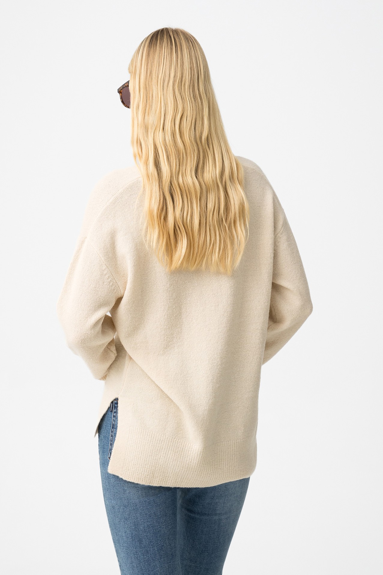 Camisola Relaxed com Decote V