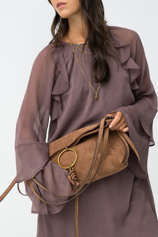 Bolso De Hombro Con Colgante