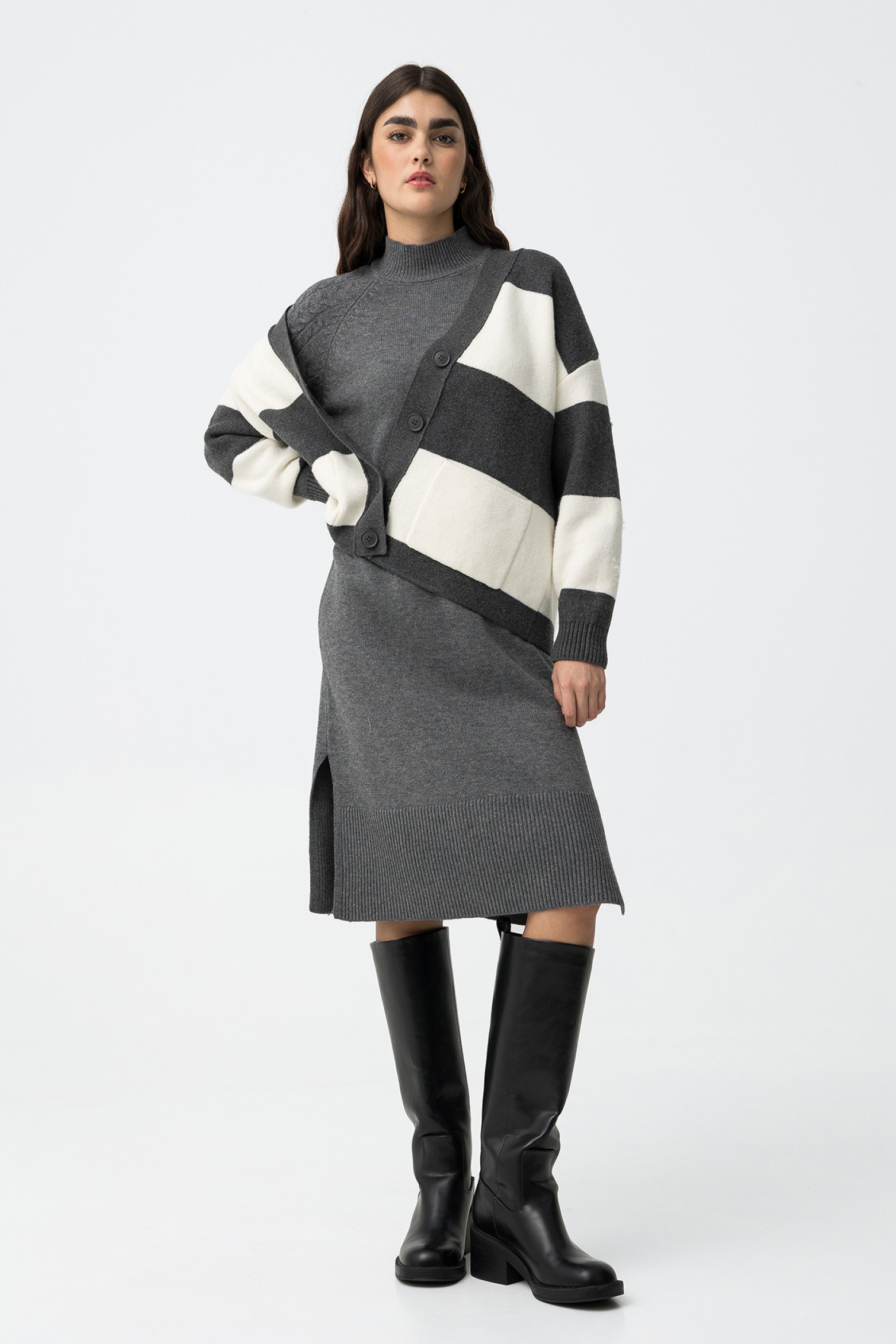 Regular Fit Knit Dress