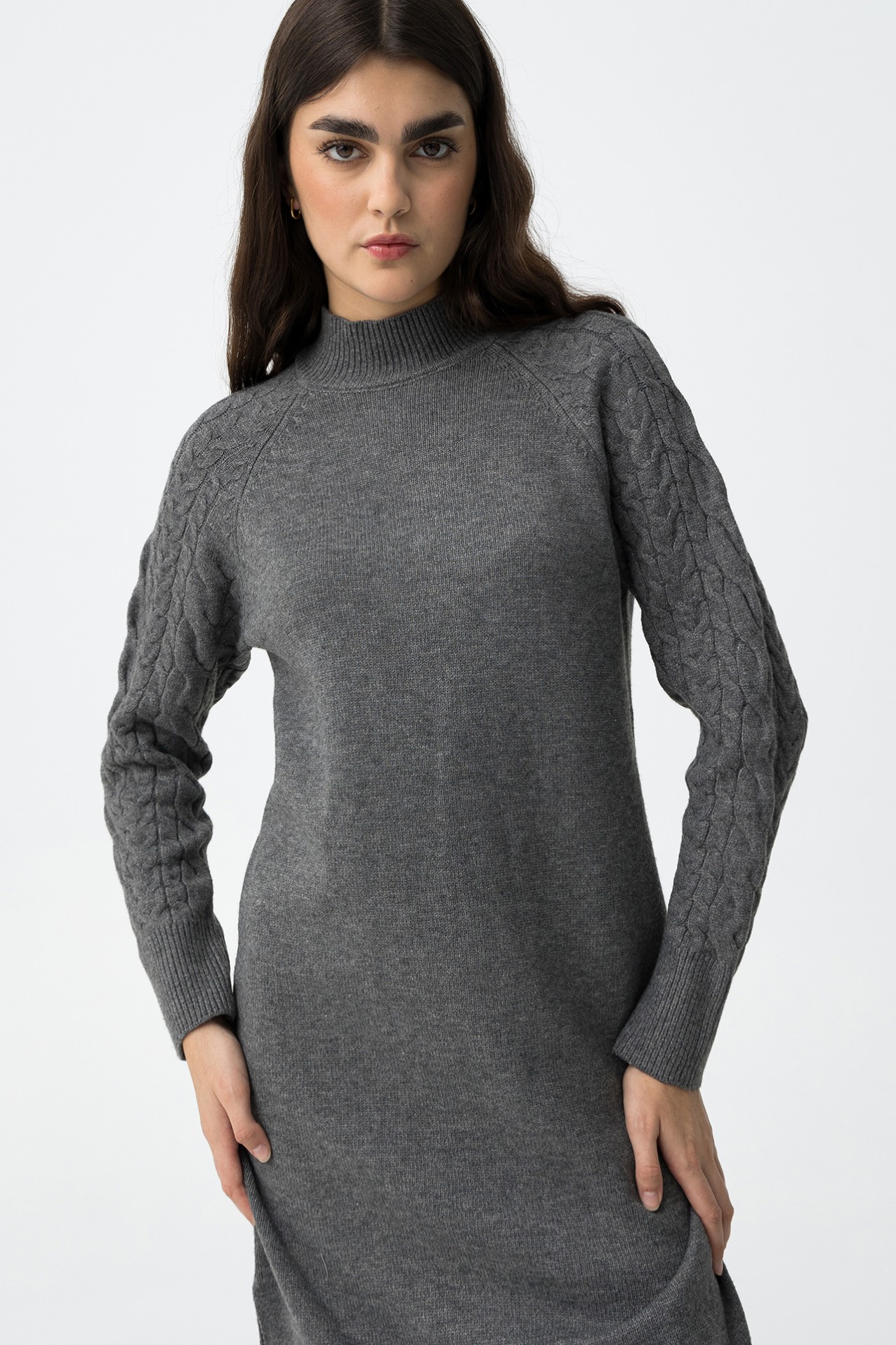 Regular Fit Knit Dress