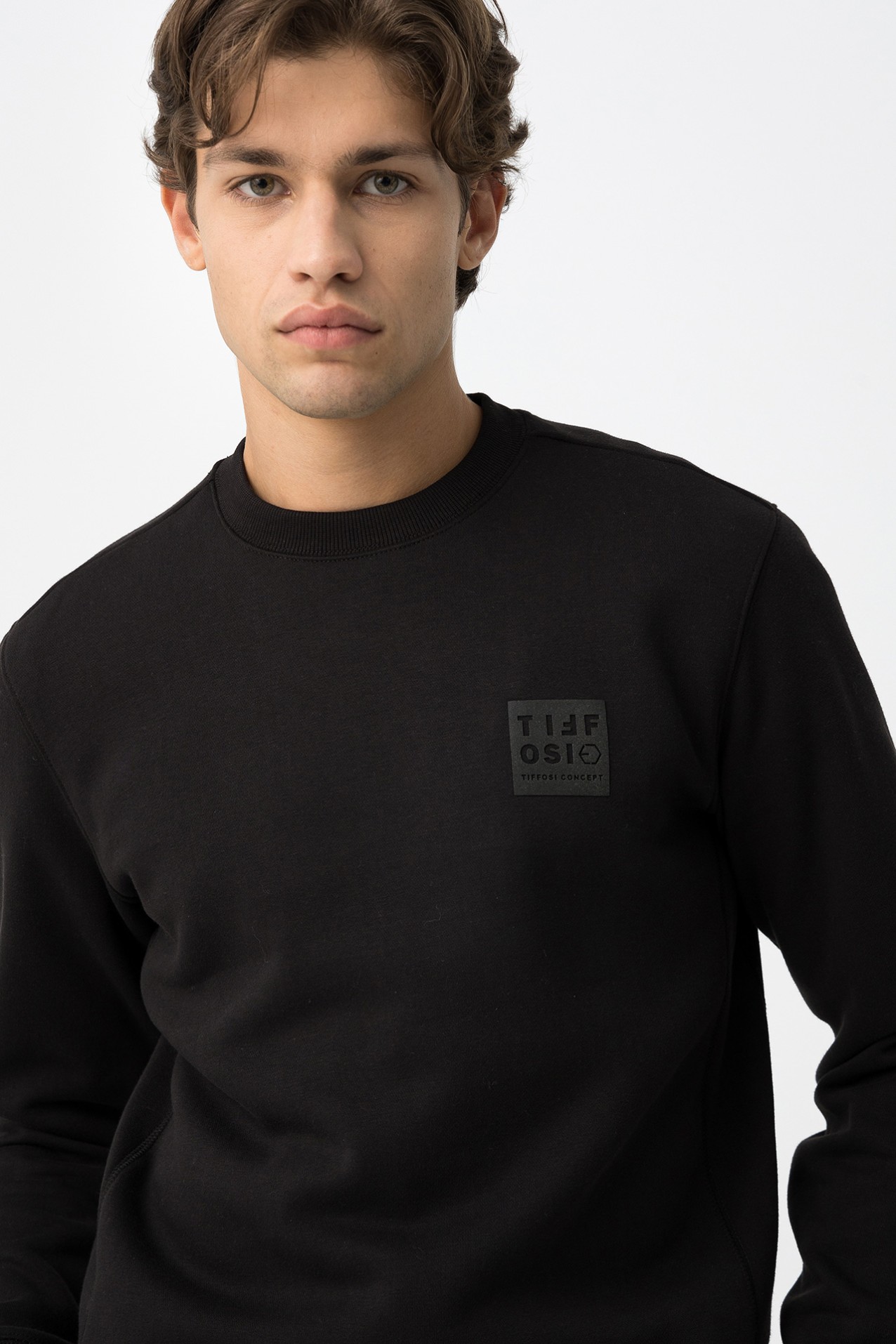 Sudadera con Espalda Estampada y Relieve