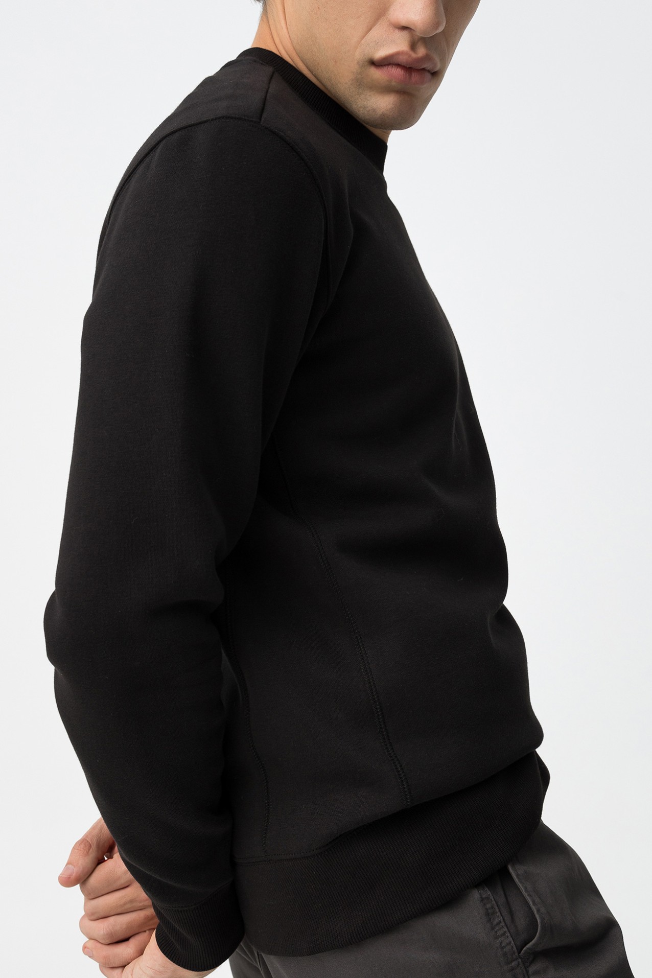 Sudadera con Espalda Estampada y Relieve