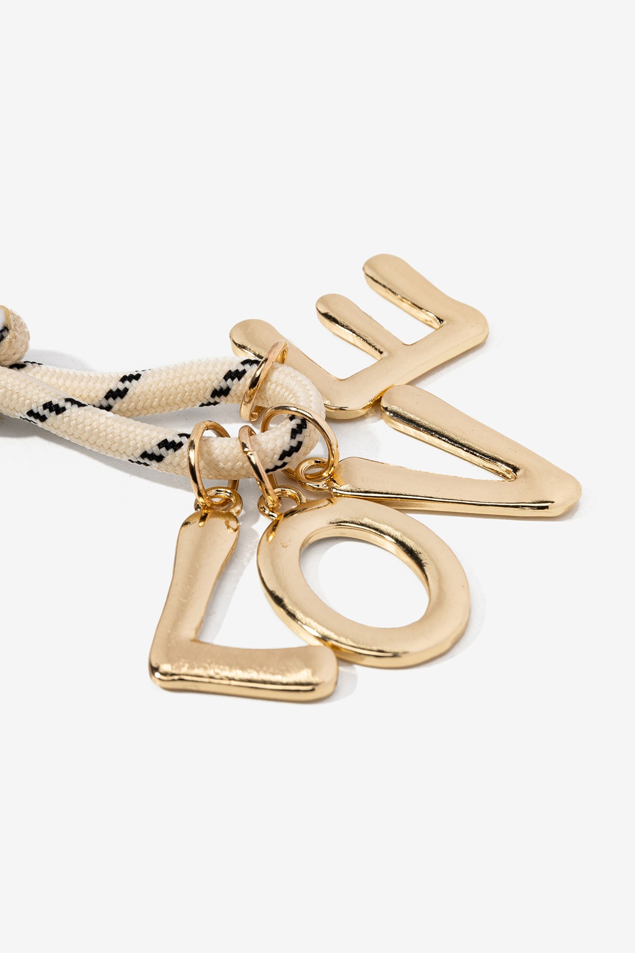 Porta-Chaves com Detalhes Dourados