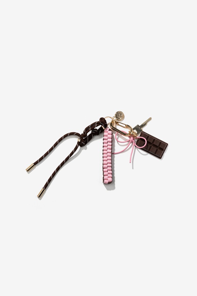 Pink Keychain Accessory