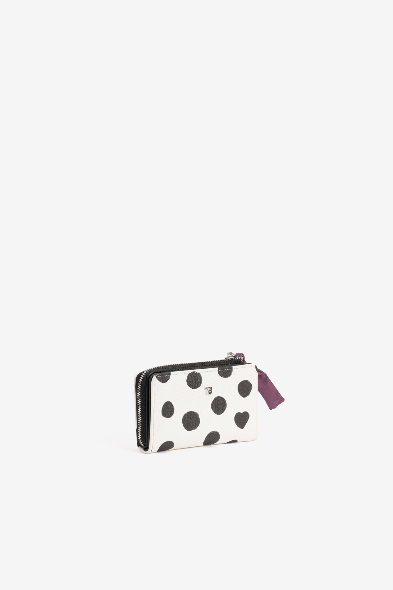 Beige Polka Dot Wallet