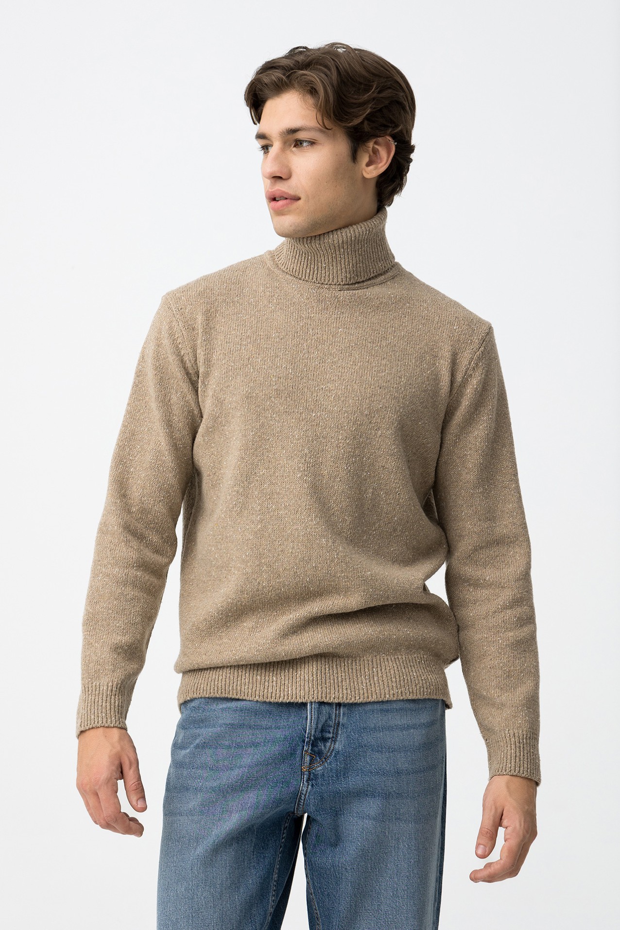 Camisola com Gola Alta