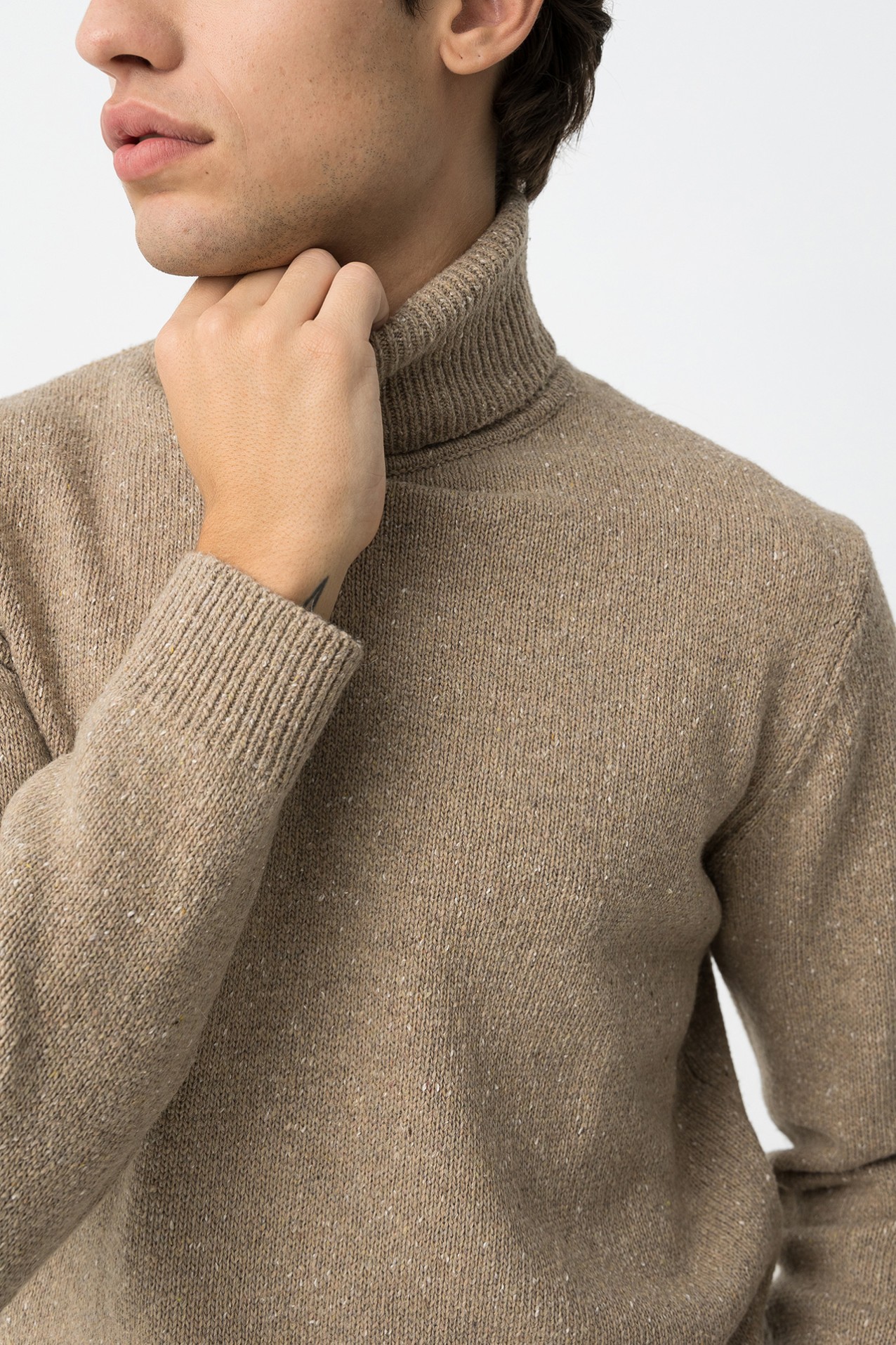 Camisola com Gola Alta