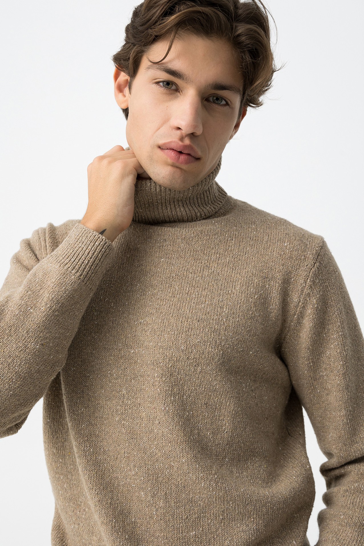 Camisola com Gola Alta