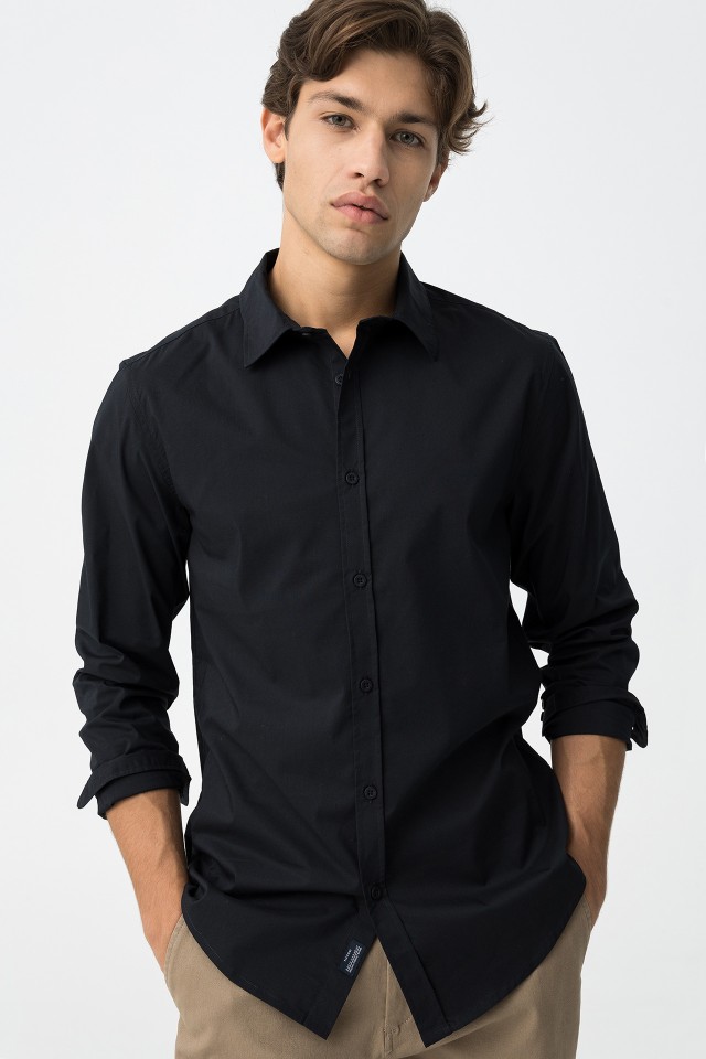 Camisa Slim Fit Easy Iron