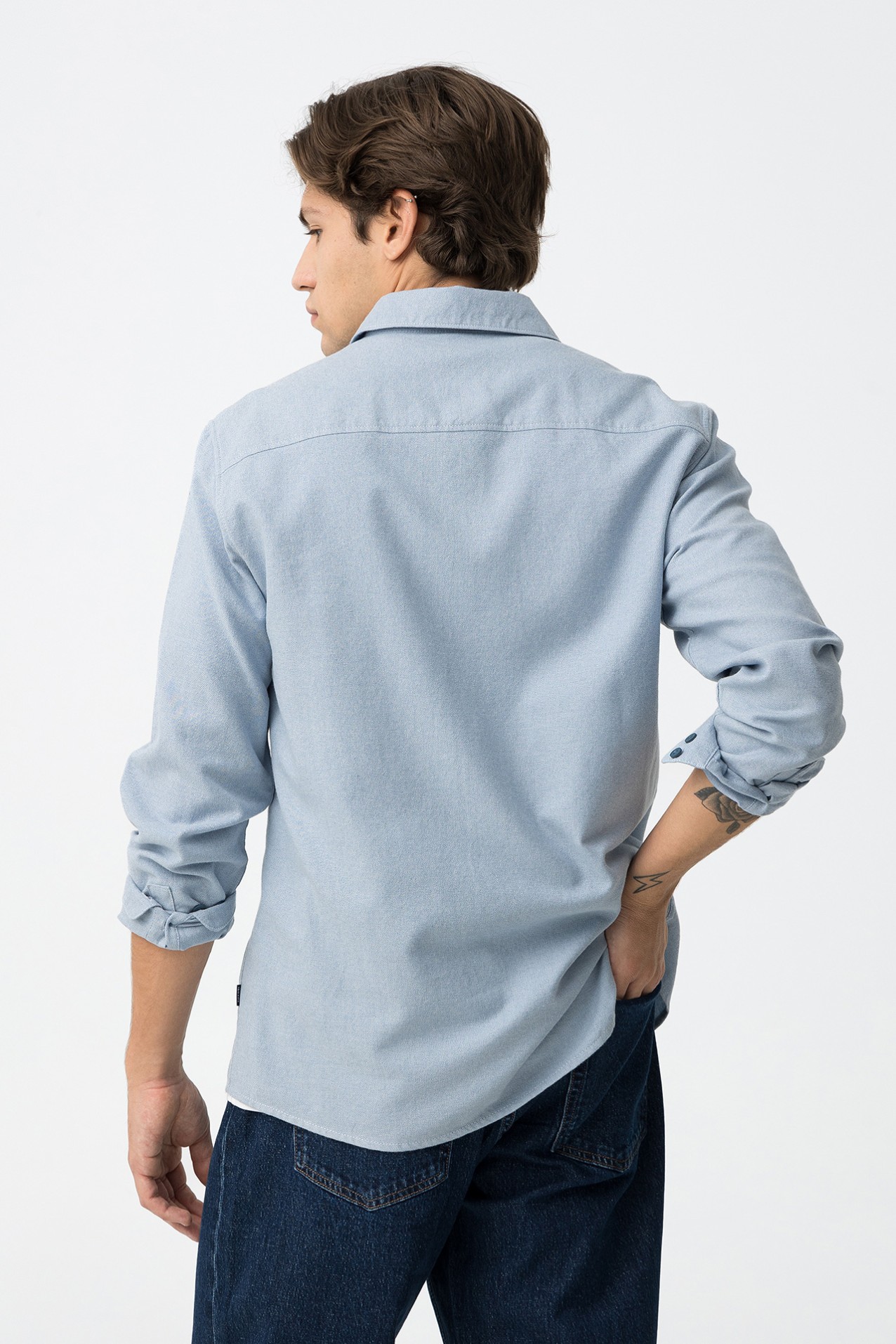 Camisa Regular de Algodn