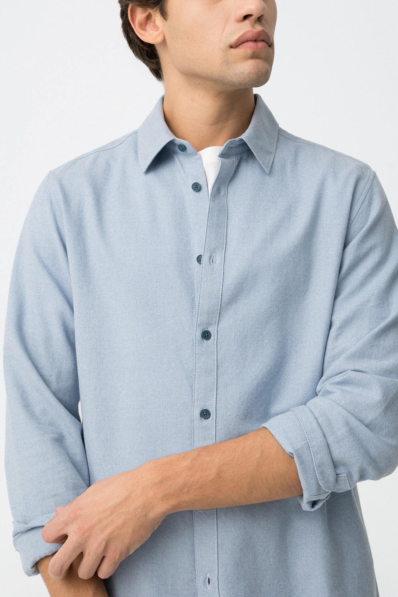 Camisa Regular de Algodn