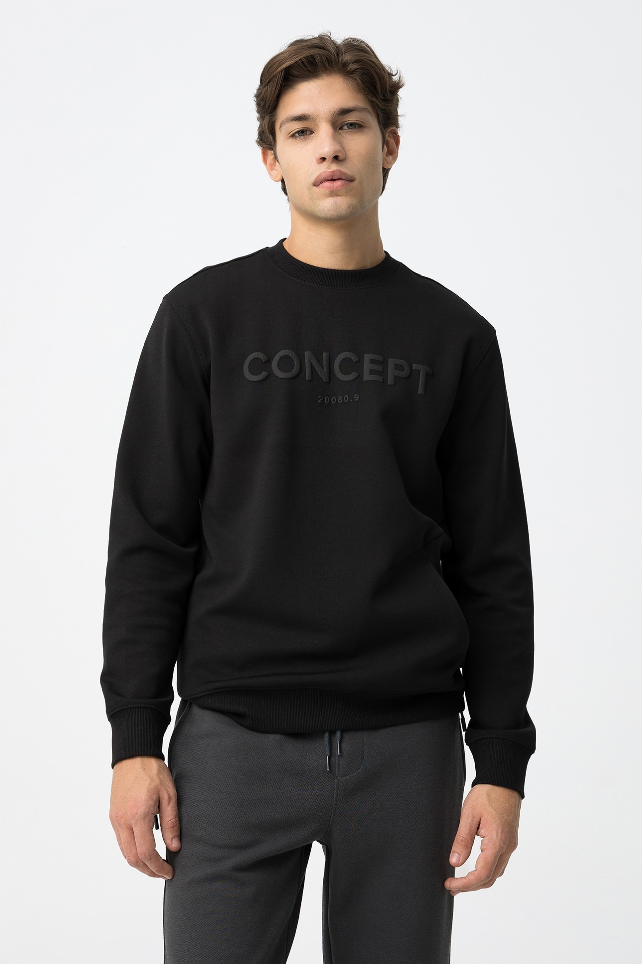 Sweatshirt Estampada com Relevo