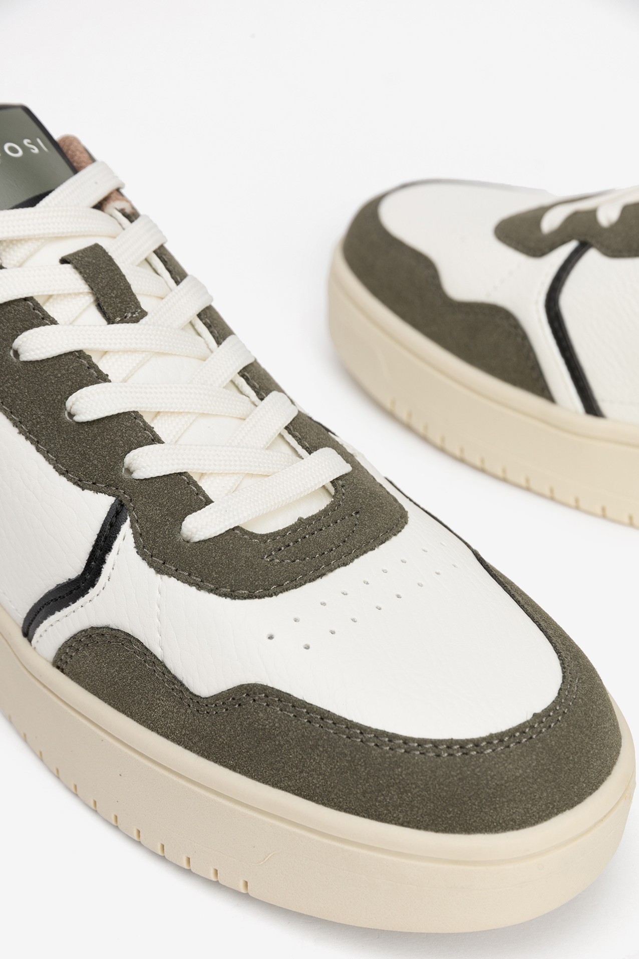 Green Accent Sneakers