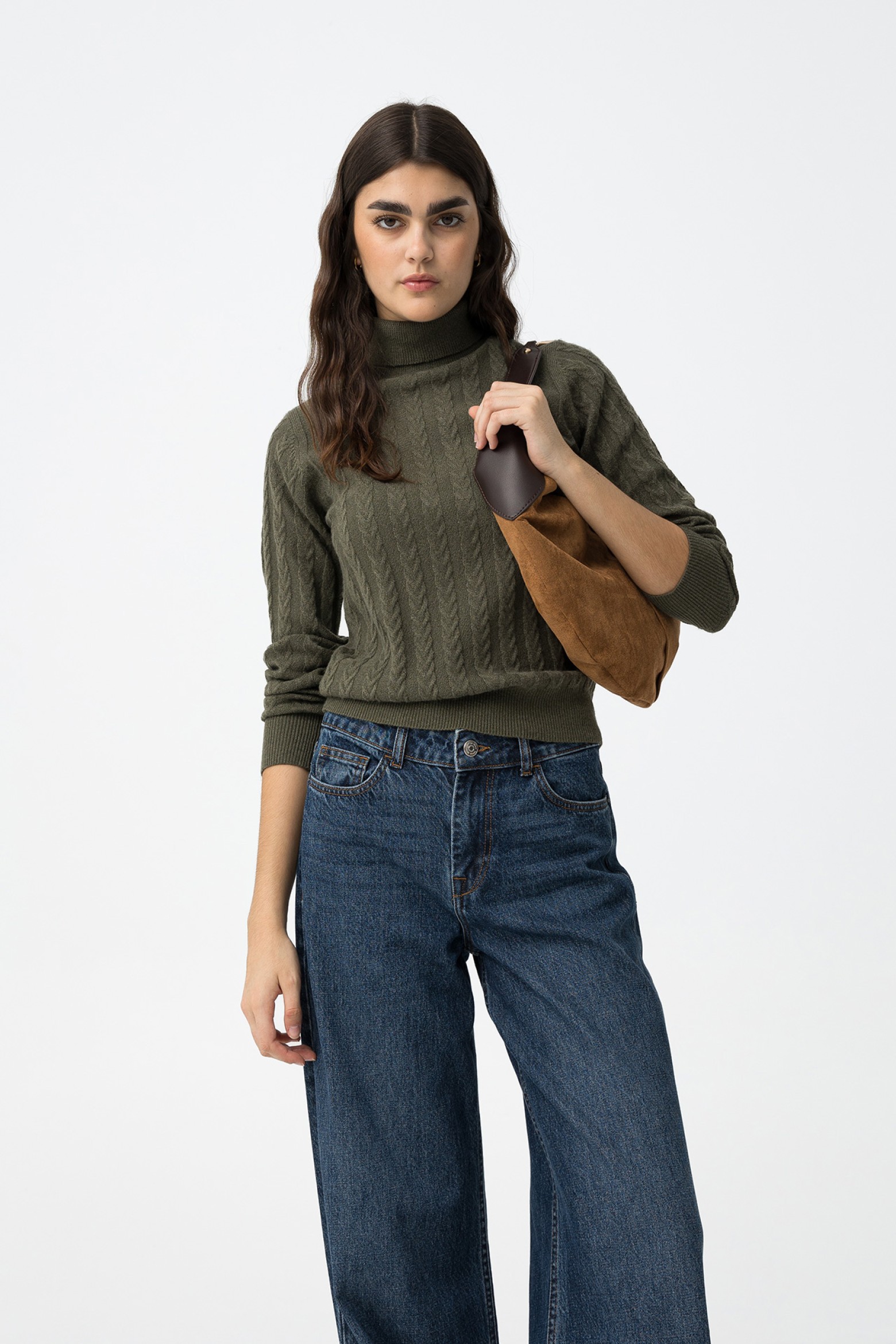 Relaxed Fit Soft Knit Sweater