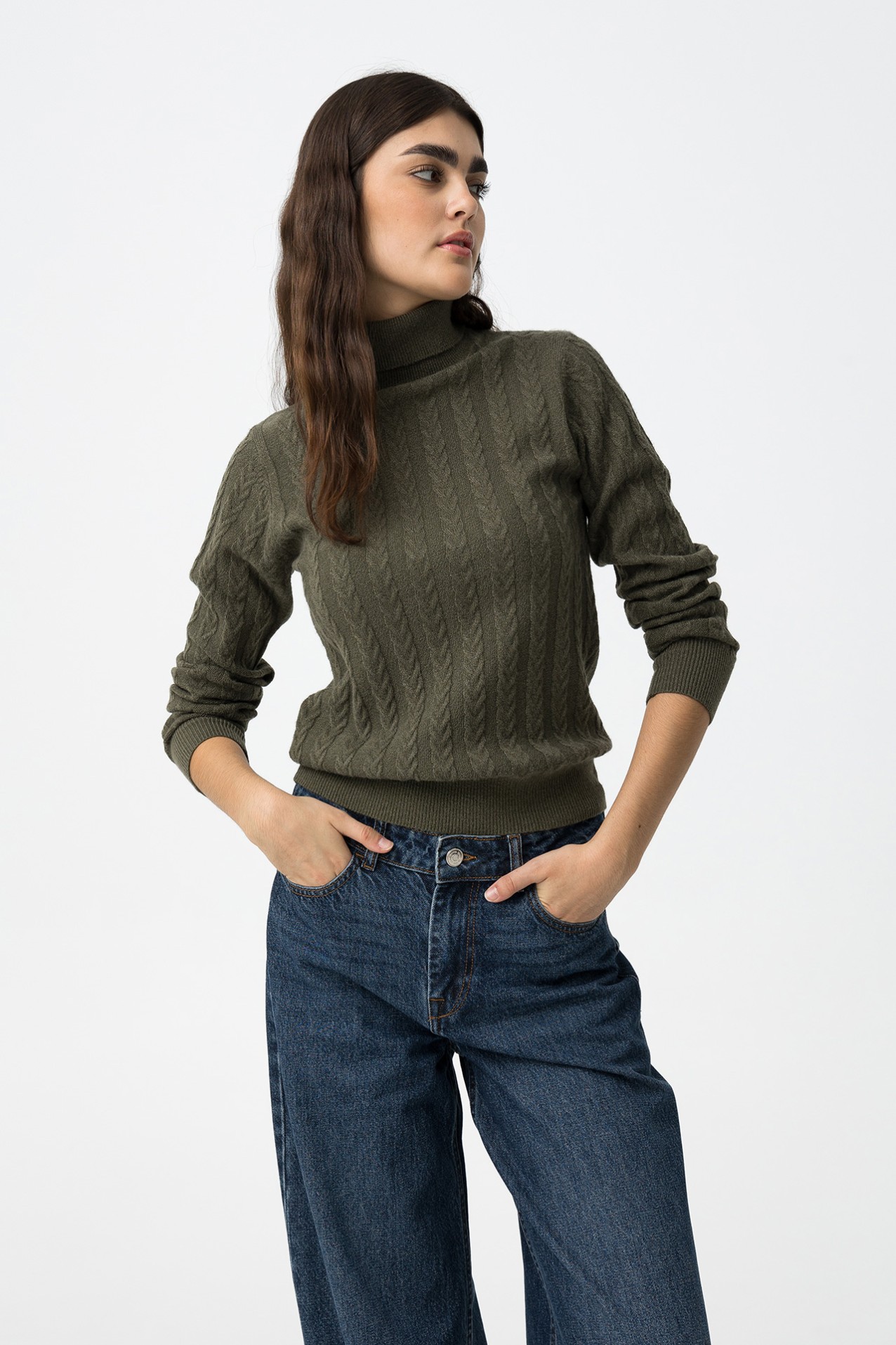 Relaxed Fit Soft Knit Sweater